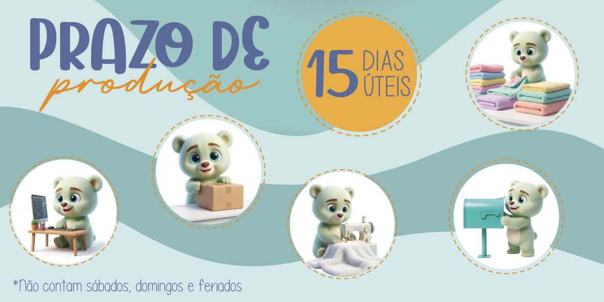 Manta personalizada da Only Baby com o nome do bebê bordado, dobrada delicadamente sobre um berço, transmitindo agilidade e cuidado.